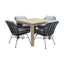 Garden Impressions Margriet Zwart/Rome Grey 100 Cm. - Tuinset 5-delig