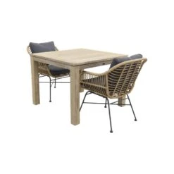 Garden Impressions Margriet Naturel/Rome Grey 100 Cm.-tuinset 3-delig