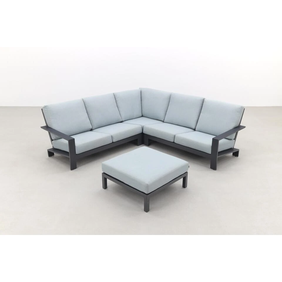 Garden Impressions Lincoln Loungeset 4-delig - Mint Grey 3 Garden Impressions Lincoln Loungeset 4-delig - Mint Grey - Afbeelding 3