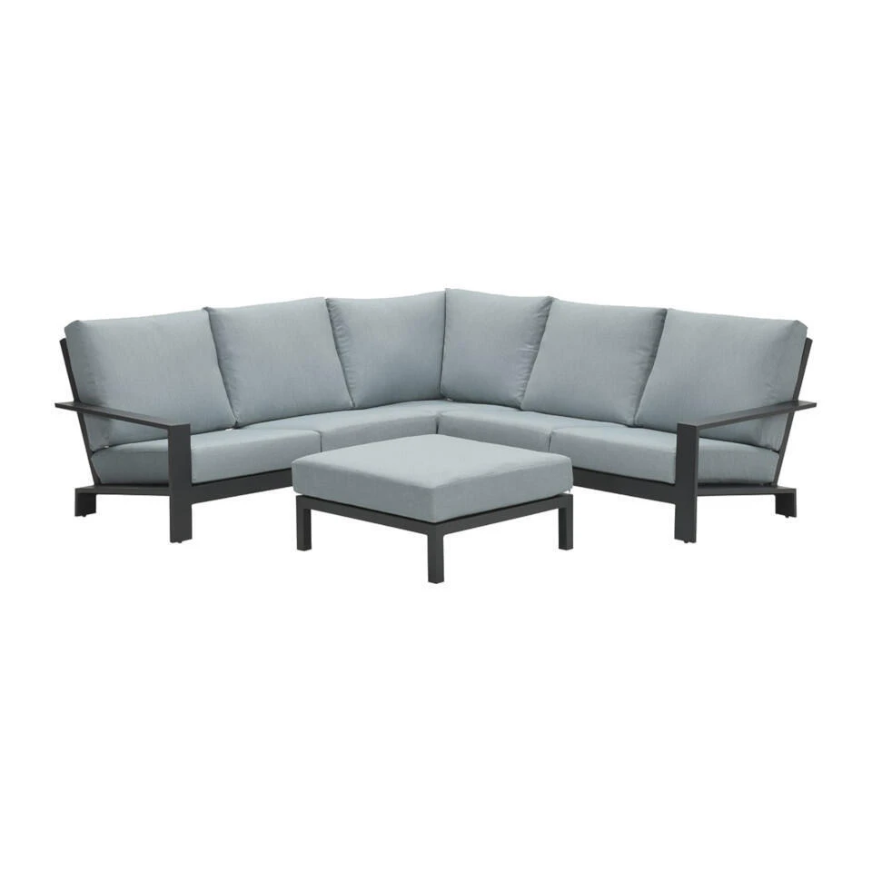 Garden Impressions Lincoln Loungeset 4-delig - Mint Grey 1 Garden Impressions Lincoln Loungeset 4-delig - Mint Grey