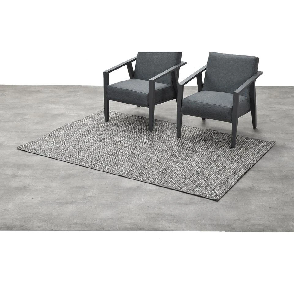 Garden Impressions Buitenkleed Castle 120x170 Cm - Deep Grey 2 Garden Impressions Buitenkleed Castle 120x170 Cm - Deep Grey - Afbeelding 2