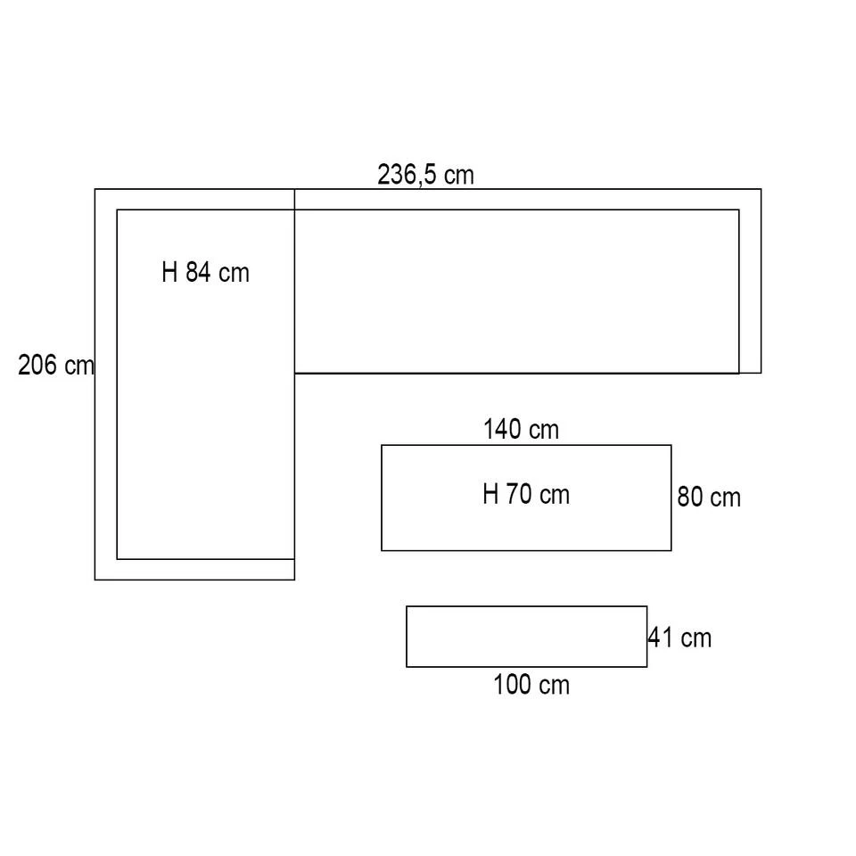 Garden Impressions Ashton Lounge Dining Set Links - Zwart Rotan 3 Garden Impressions Ashton Lounge Dining Set Links - Zwart Rotan - Afbeelding 3