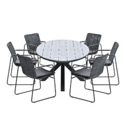 Garden Impressions Palma-Tulli Tuinset 7-delig-grey Teak Look