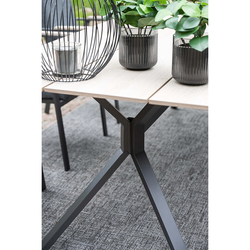 Garden Impressions Jerba Tuinset 7-delig - Robin Tuintafel 220cm 2 Garden Impressions Jerba Tuinset 7-delig - Robin Tuintafel 220cm - Afbeelding 2