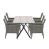 Garden Impressions Jerba Tuinset 7-delig - Robin Tuintafel 220cm