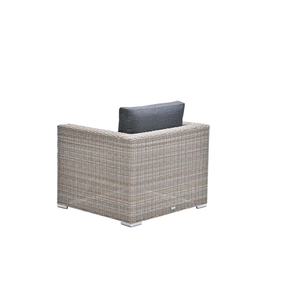 Garden Impressions Tennessee Loungestoel Vintage Willow -texfiber 3 Garden Impressions Tennessee Loungestoel Vintage Willow -texfiber - Afbeelding 3