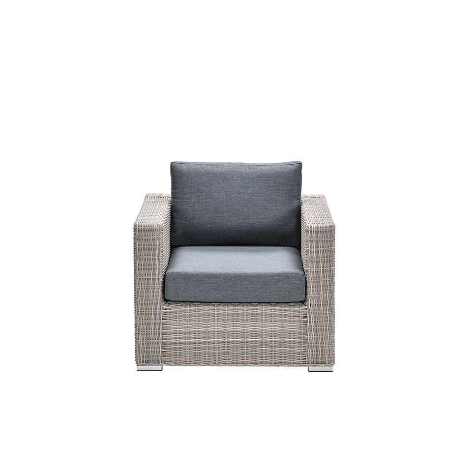 Garden Impressions Tennessee Loungestoel Vintage Willow -texfiber 4 Garden Impressions Tennessee Loungestoel Vintage Willow -texfiber - Afbeelding 4