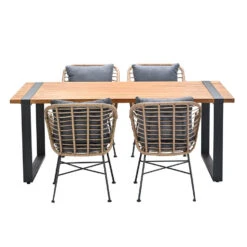 Garden Impressions Lucas - Alto Tuinset 5-delig Bruin 6 Garden Impressions Lucas - Alto Tuinset 5-delig Bruin -Garden Impressions 1000088258 0103