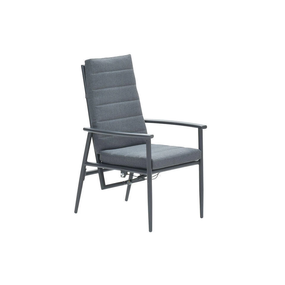 Garden Impressions Jerone Tuinstoel Verstelbaar - Donker Grijs 1 Garden Impressions Jerone Tuinstoel Verstelbaar - Donker Grijs