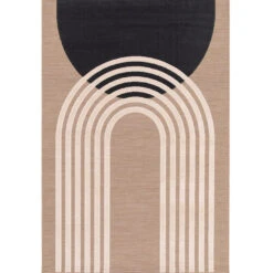 Garden Impressions Buitenkleed Art Deco 160x230cm - Circle Taupe