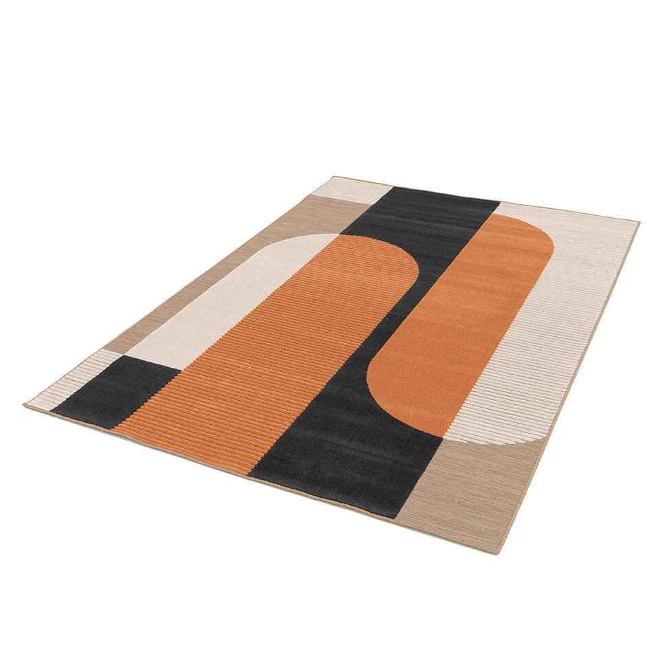 Garden Impressions Buitenkleed Art Deco 120x170cm - Terra 2 Garden Impressions Buitenkleed Art Deco 120x170cm - Terra - Afbeelding 2