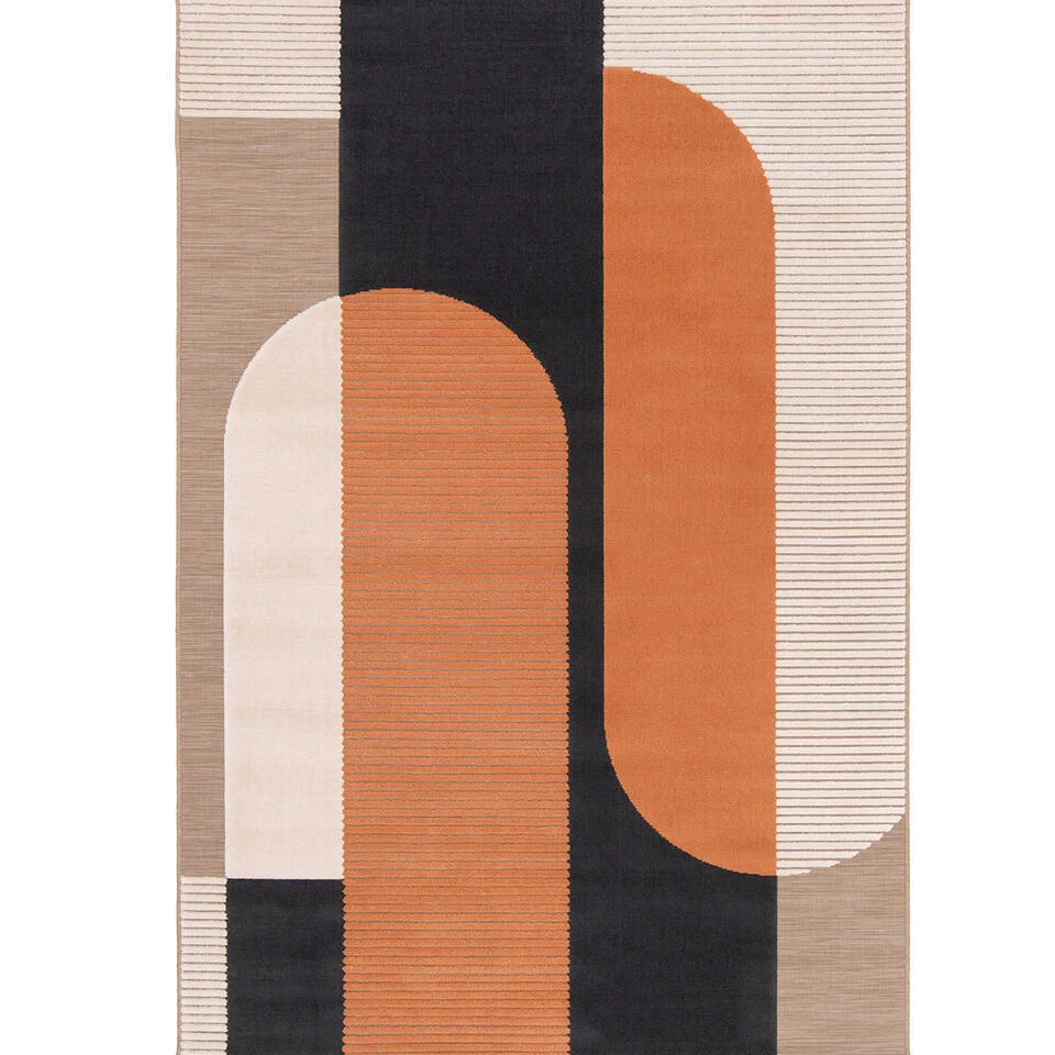 Garden Impressions Buitenkleed Art Deco 120x170cm - Terra 1 Garden Impressions Buitenkleed Art Deco 120x170cm - Terra