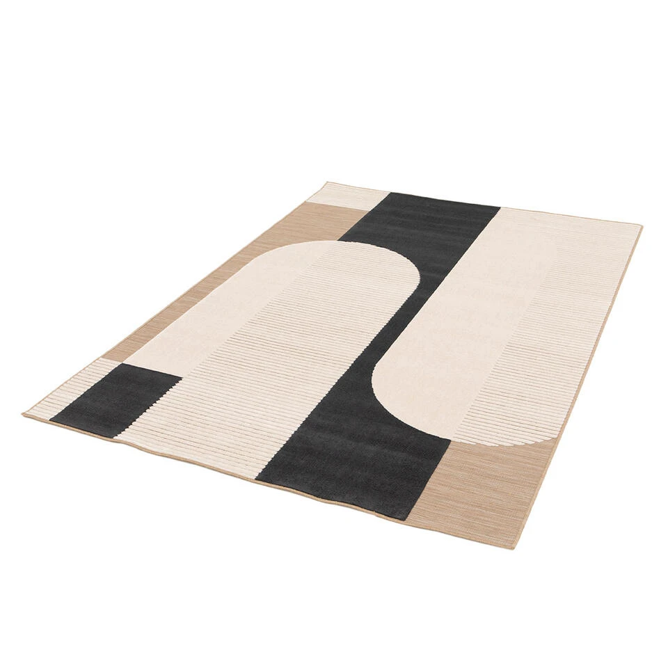 Garden Impressions Buitenkleed Art Deco 200x290cm - Ecru 2 Garden Impressions Buitenkleed Art Deco 200x290cm - Ecru - Afbeelding 2