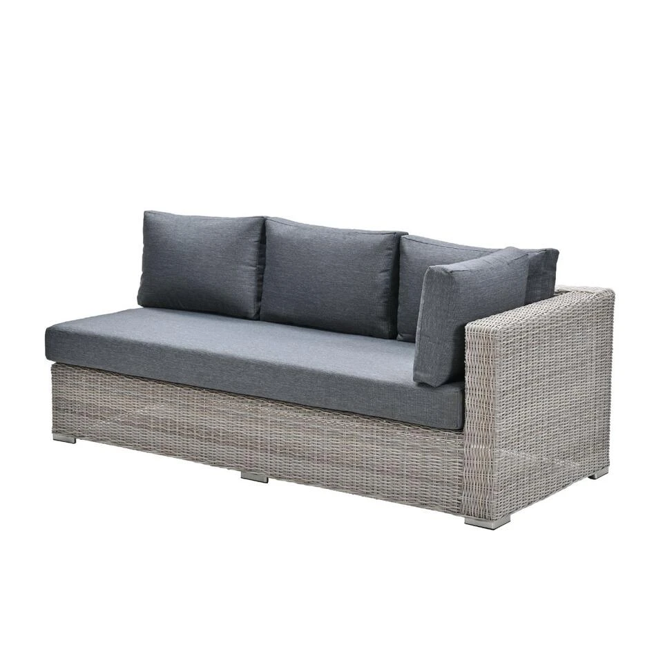 Garden Impressions Tennessee Loungebank Links V. Willow -texfiber 2 Garden Impressions Tennessee Loungebank Links V. Willow -texfiber - Afbeelding 2