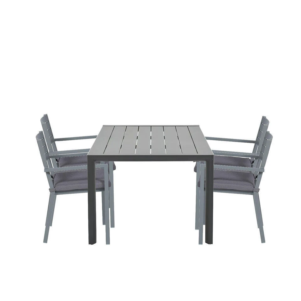 Garden Impressions Amarillo - Adana Tuinset 5-delig Donker Grijs 1 Garden Impressions Amarillo - Adana Tuinset 5-delig Donker Grijs