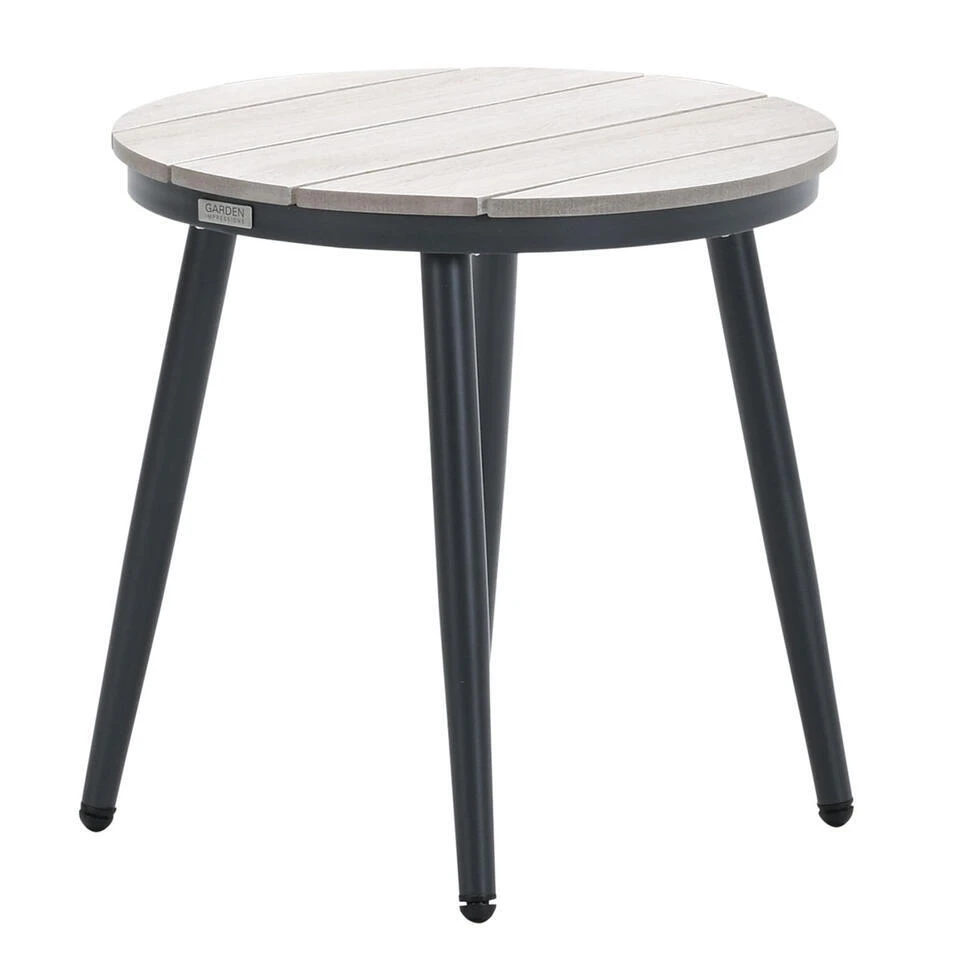 Garden Impressions Lucas Bijzettafel Ø50 - Light Teak Imowood 1 Garden Impressions Lucas Bijzettafel Ø50 - Light Teak Imowood