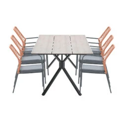 Garden Impressions Ross Tuinset 7-delig Koper - Robin Tuintafel