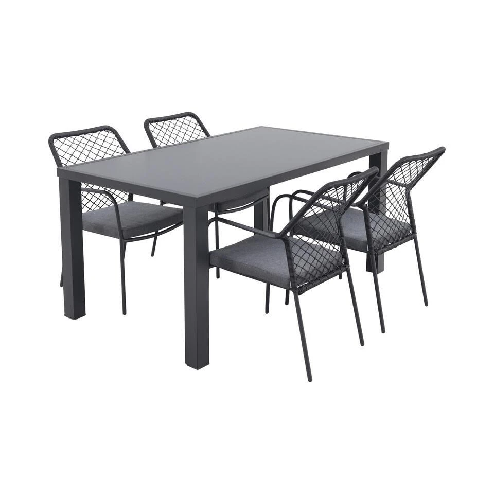 GI Dido/Alma 160 Cm. - Verstelbare Tuinset - 5-delig 1 GI Dido/Alma 160 Cm. - Verstelbare Tuinset - 5-delig