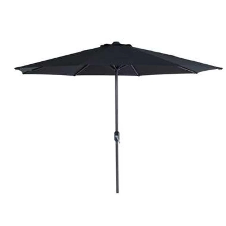 Garden Impressions Lotus Parasol Ø300 Cm - Zwart 1 Garden Impressions Lotus Parasol Ø300 Cm - Zwart