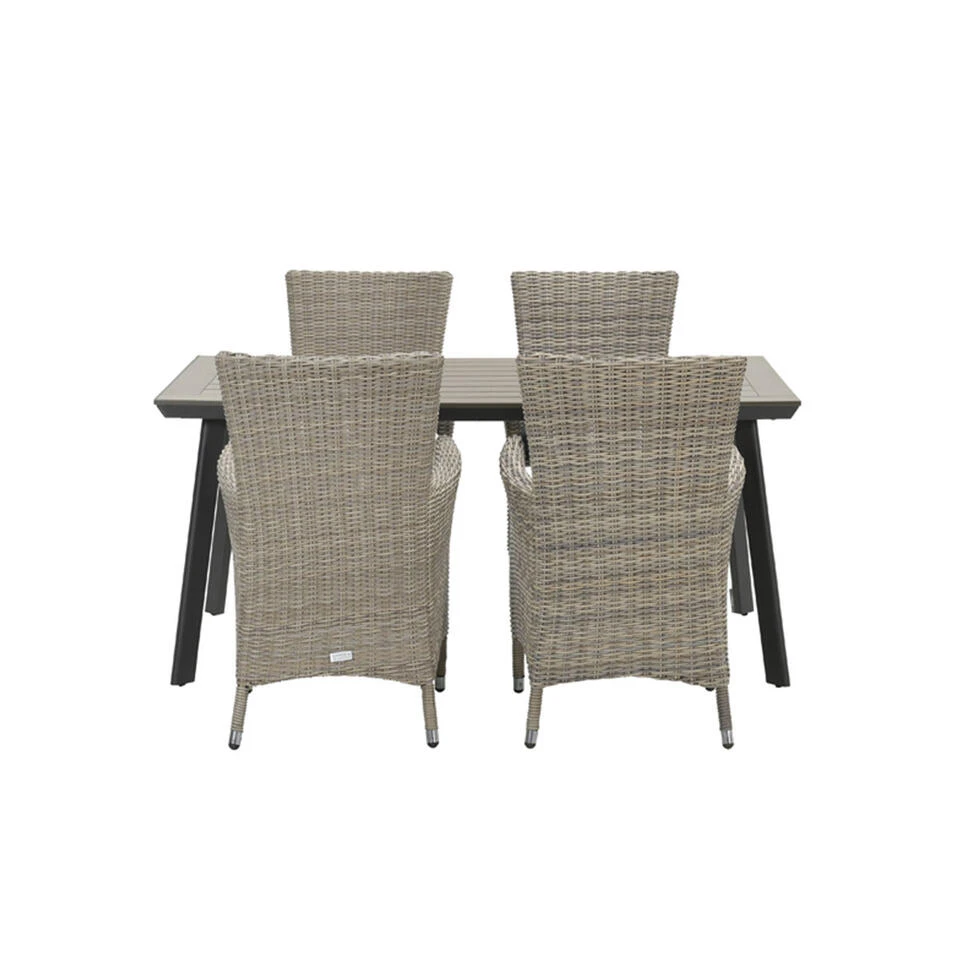 Garden Impressions Sharon 5-delige Tuinset - Penedo Tafel 160x90 3 Garden Impressions Sharon 5-delige Tuinset - Penedo Tafel 160x90 - Afbeelding 3