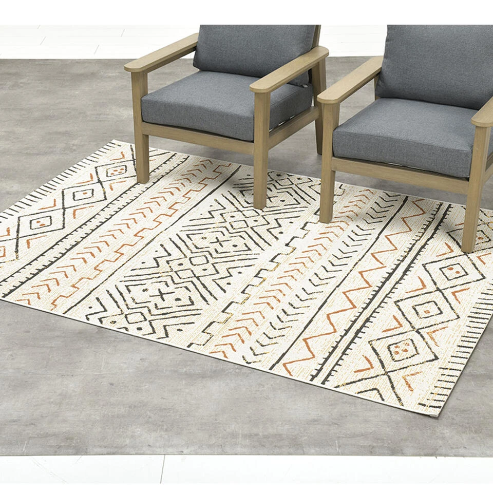 Garden Impressions Buitenkleed Malawi Oker 200x290 Cm 2 Garden Impressions Buitenkleed Malawi Oker 200x290 Cm - Afbeelding 2