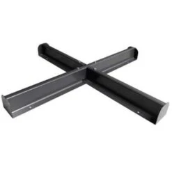 Garden Impressions Hawaii Zweefparasol Kruis Parasolvoet D. Grijs