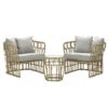 Garden Impressions Japur Loungeset 3-delig - Natural Rotan