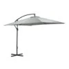 Garden Impressions Corfu Parasol 250x250 - Donker Grijs - Licht Grijs