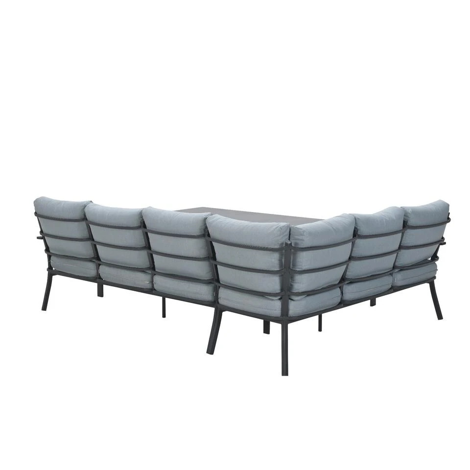 Garden Impressions Senja Lounge Dining Set 3-delig Links - Mint Grijs 2 Garden Impressions Senja Lounge Dining Set 3-delig Links - Mint Grijs - Afbeelding 2