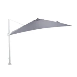 Garden Impressions Hawaii Zweefparasol 300x300 Mat White-licht Grijs