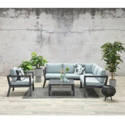 Garden Impressions San Luis Loungestoel - Mint Grijs 6 Garden Impressions San Luis Loungestoel - Mint Grijs -Garden Impressions 1945392173 0102